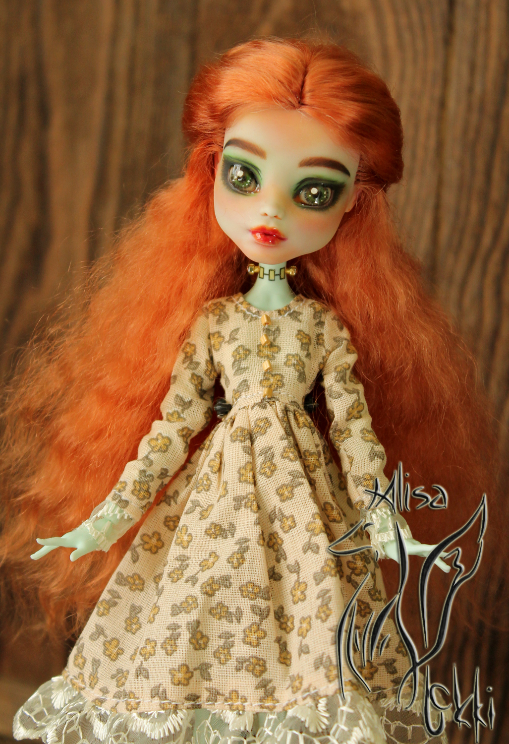 New girl - My, Jointed doll, Ooak, Monster High, beauty, Redheads, Longpost