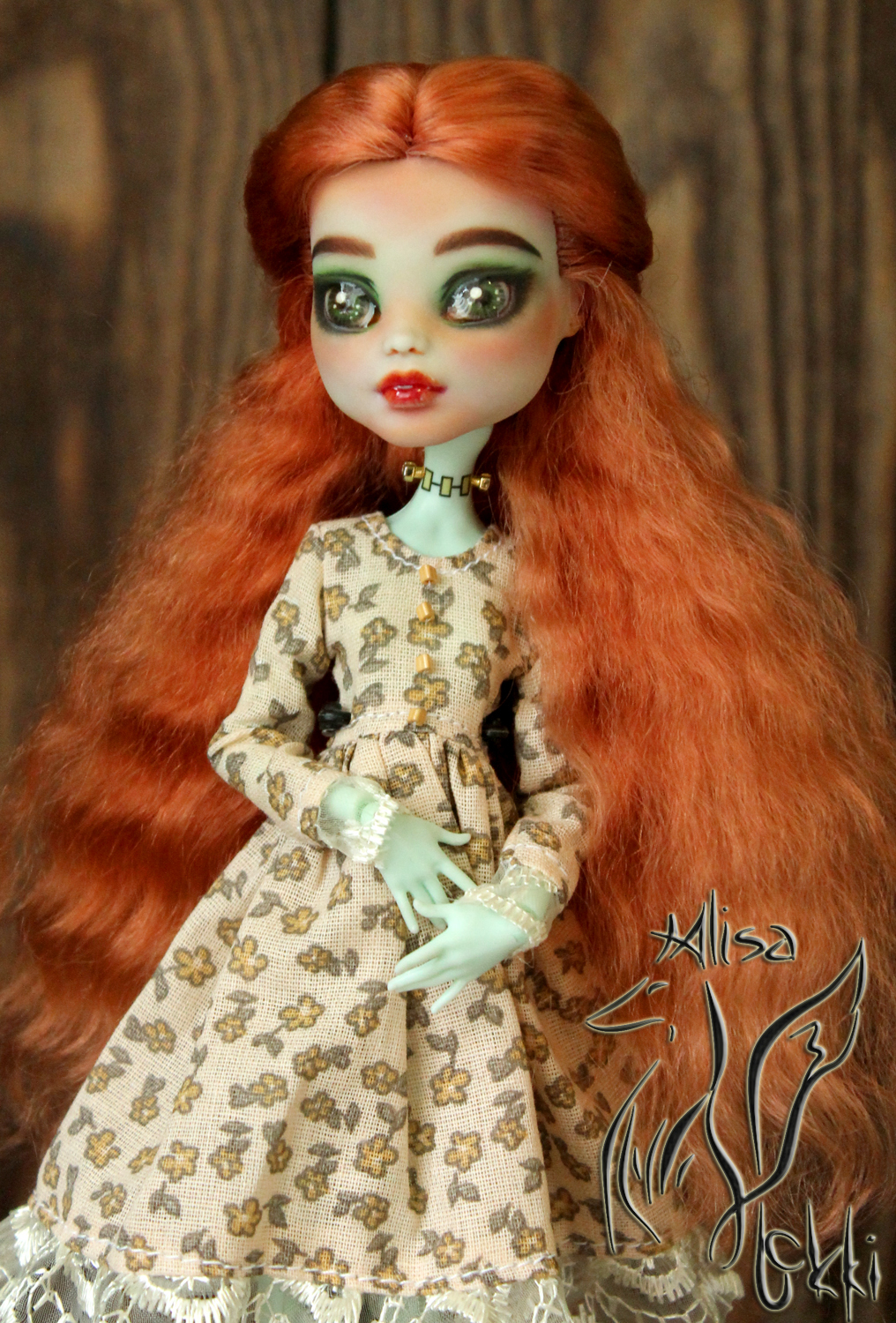 New girl - My, Jointed doll, Ooak, Monster High, beauty, Redheads, Longpost