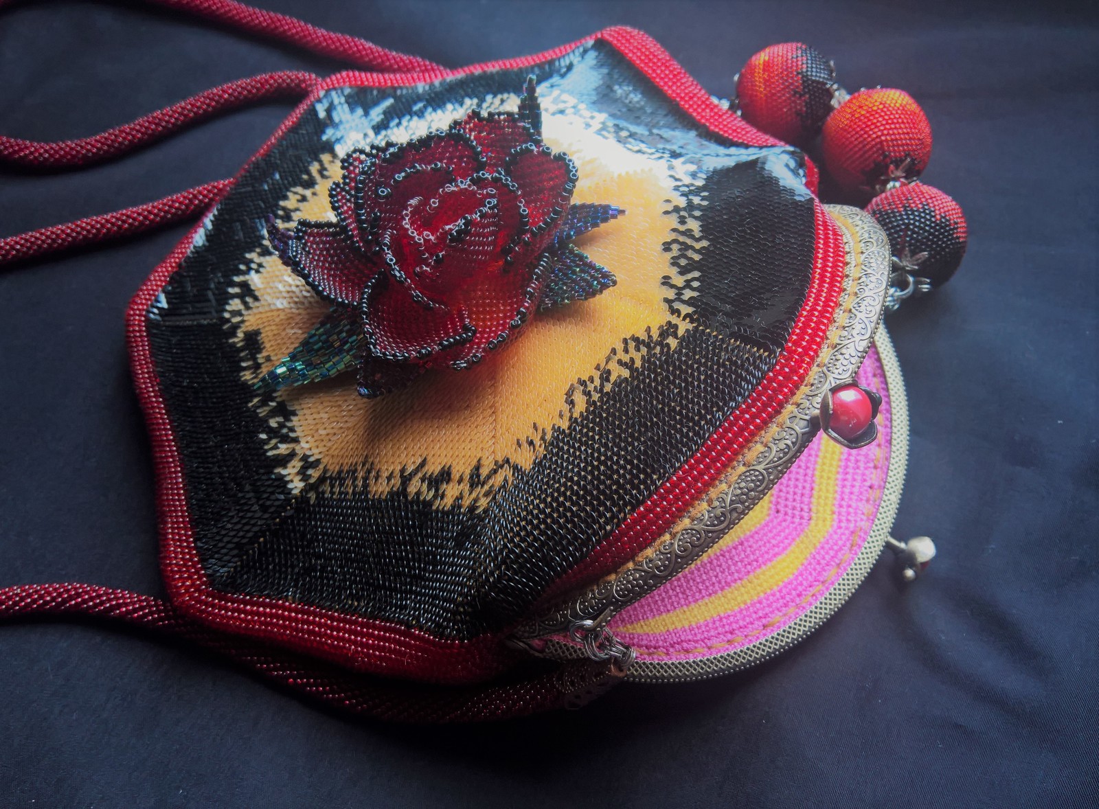 Bag idea. - My, Needlework, Beads, Crochet, Creation, My, Longpost