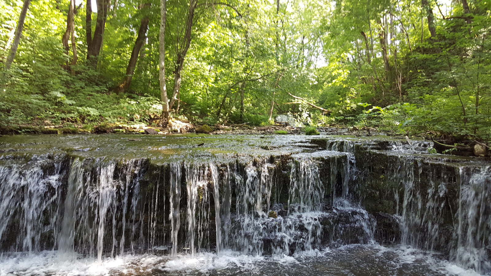 Waterfalls. Koporye. - My, Waterfall, Leningrad region, Koporye, Samsung Galaxy S6 Edge, Nature, Without processing, The photo, Longpost