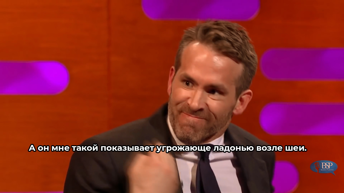 Ryan Reynolds and the phone that rang on set. - The Graham Norton Show, Ryan Reynolds, Denzel Washington, , Bsp Studio, Longpost