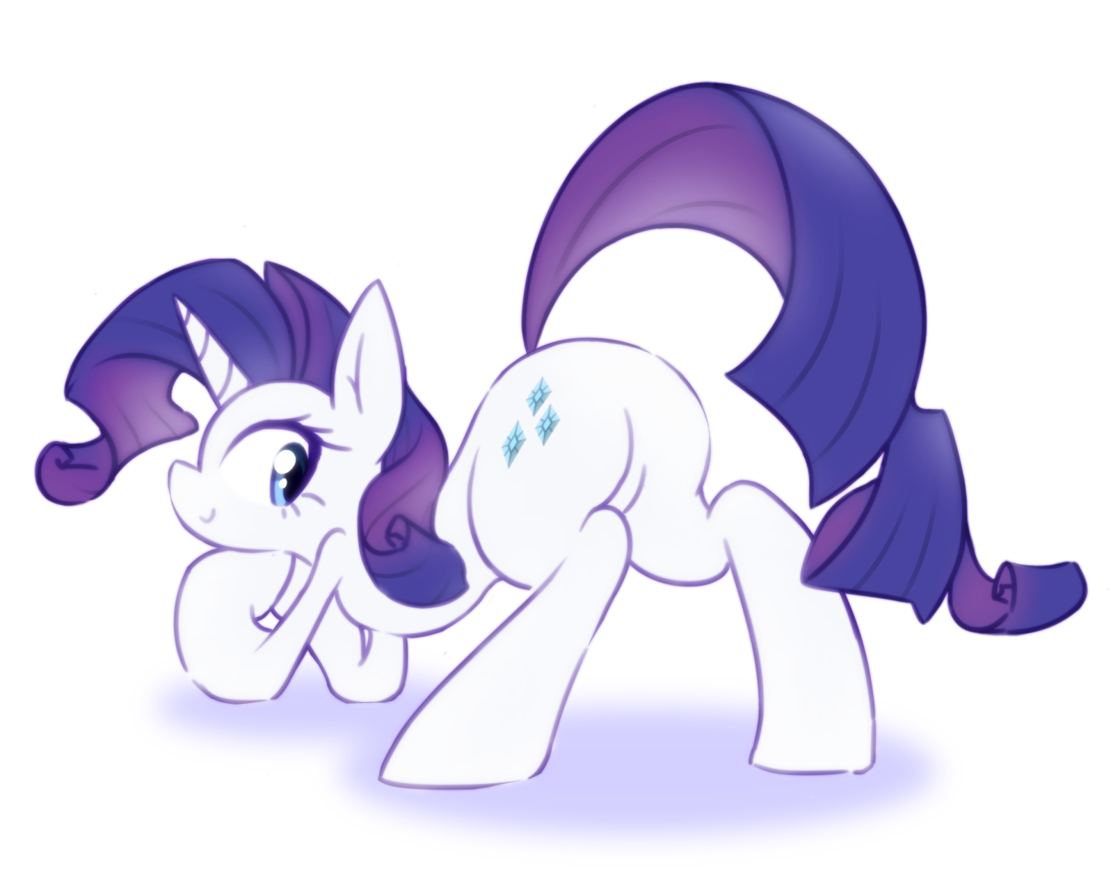 Rarara wants something... (I wonder what?) - My little pony, Rarity, MLP Edge, Looknamtcn