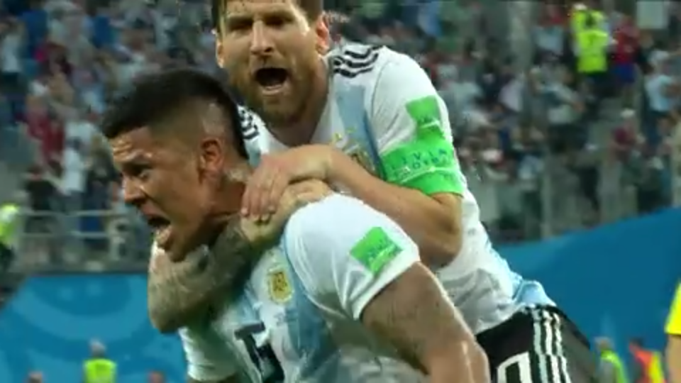 Football in one frame - Argentina, Victory, Football, Lionel Messi