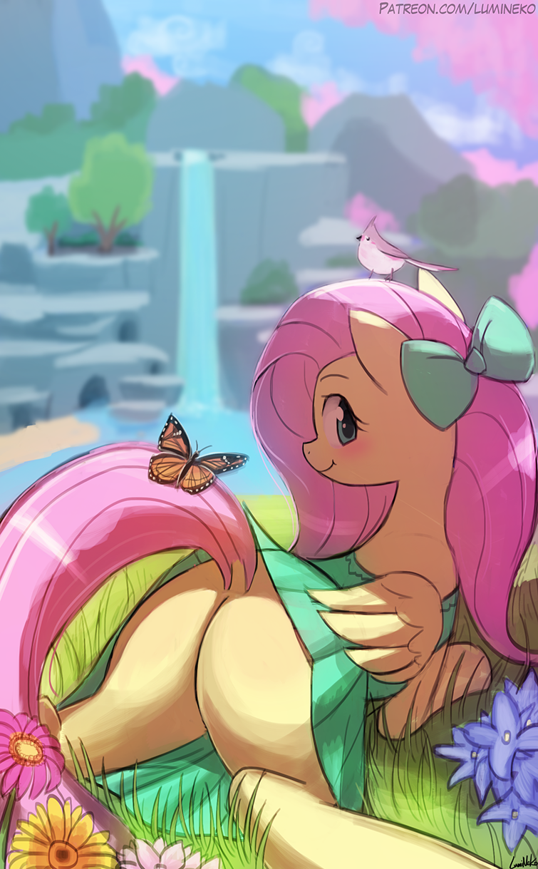 Flutter’s Paradise - My Little Pony, Fluttershy, MLP Edge, Lumineko