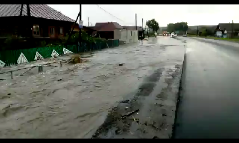 Consequence of a downpour in the Perm Territory - Perm Territory, Shower, Потоп