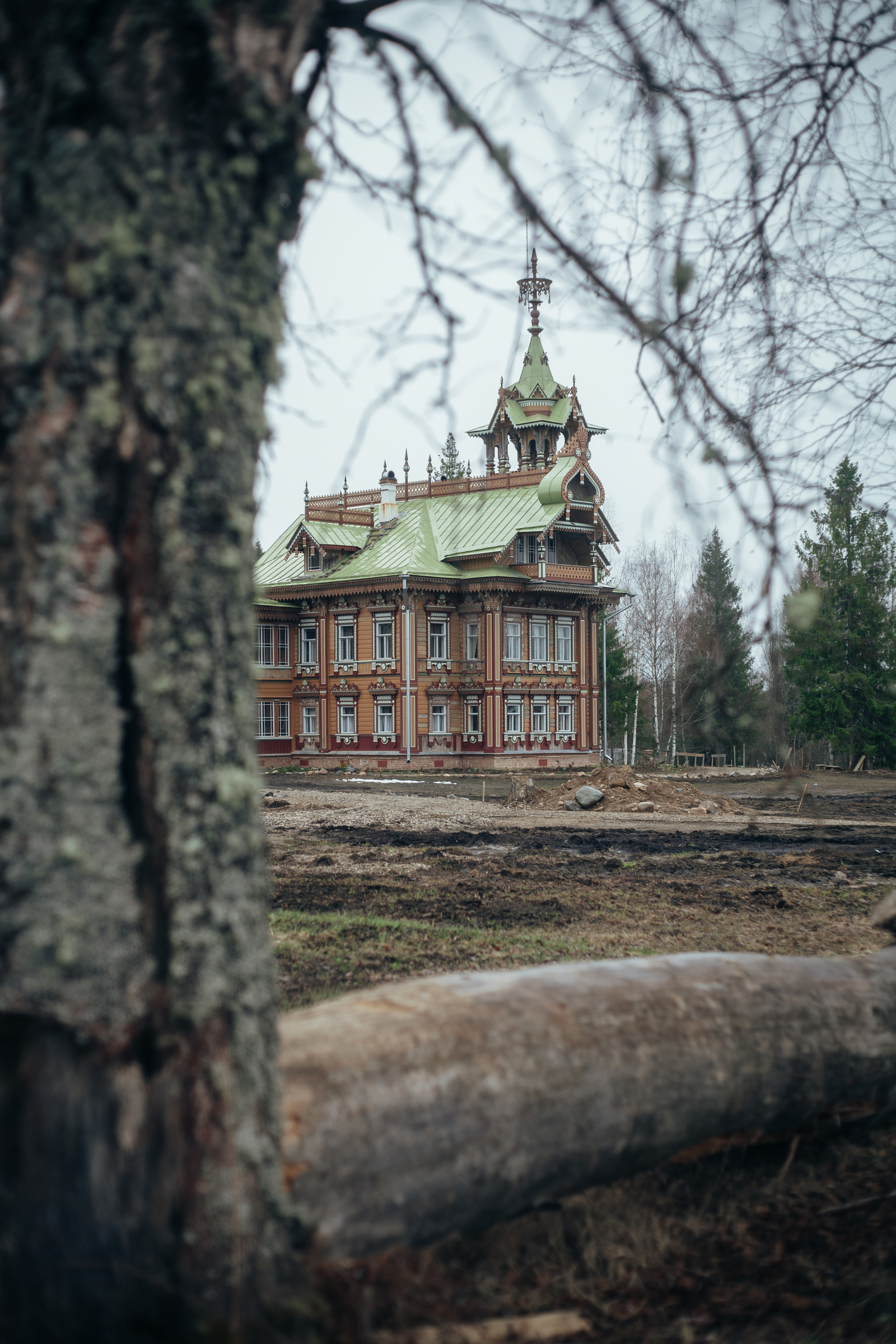 Чухломы пост №2 (Терем в деревне Осташево) - Моё, Путешествия, Путешествие по России, Приключения, Природа, Железная Дорога, Чухлома, Видео, Длиннопост