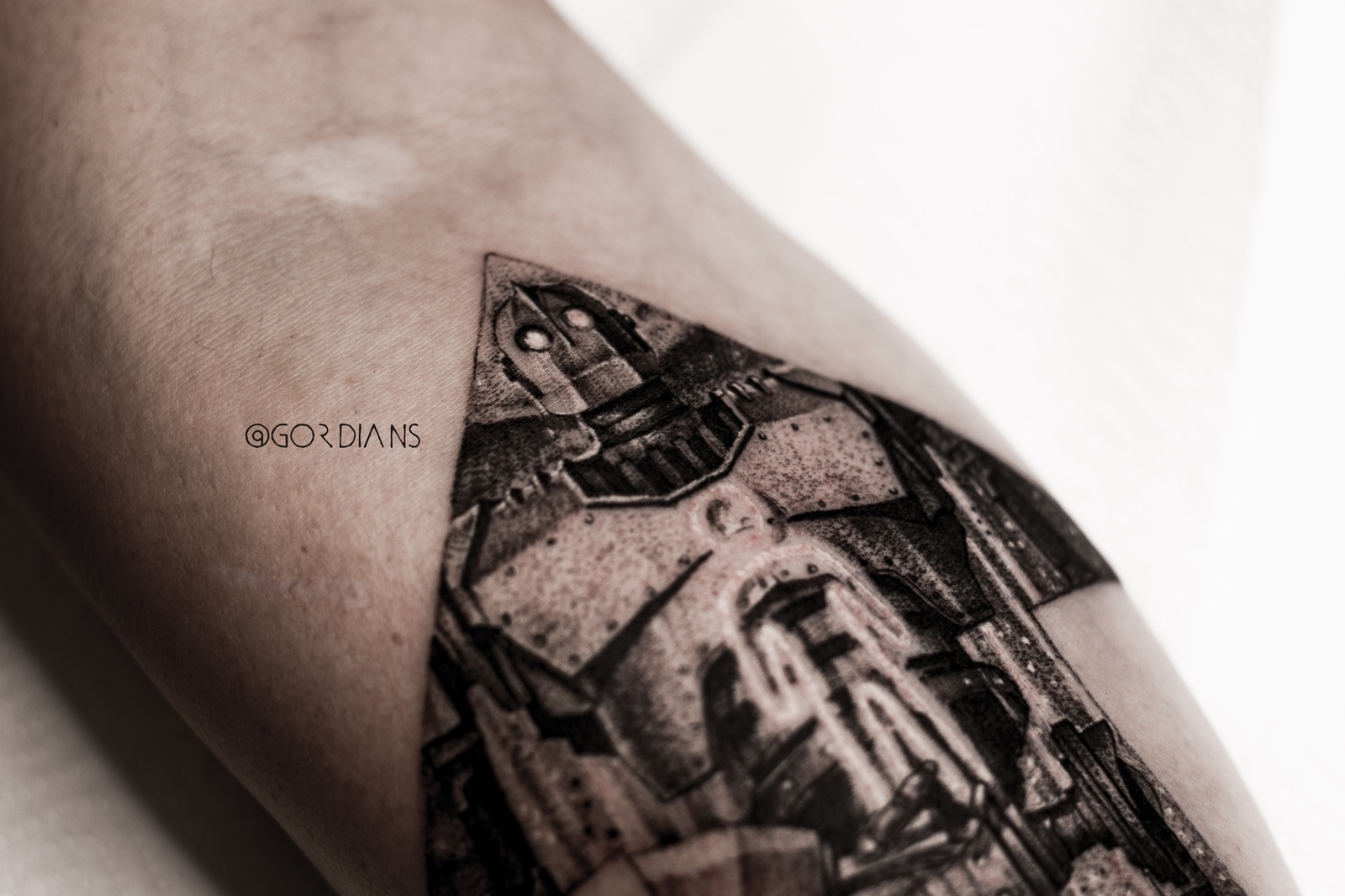 You are who you choose to be - My, Tattoo, Steel giant, Miniature, Graphic tattoo