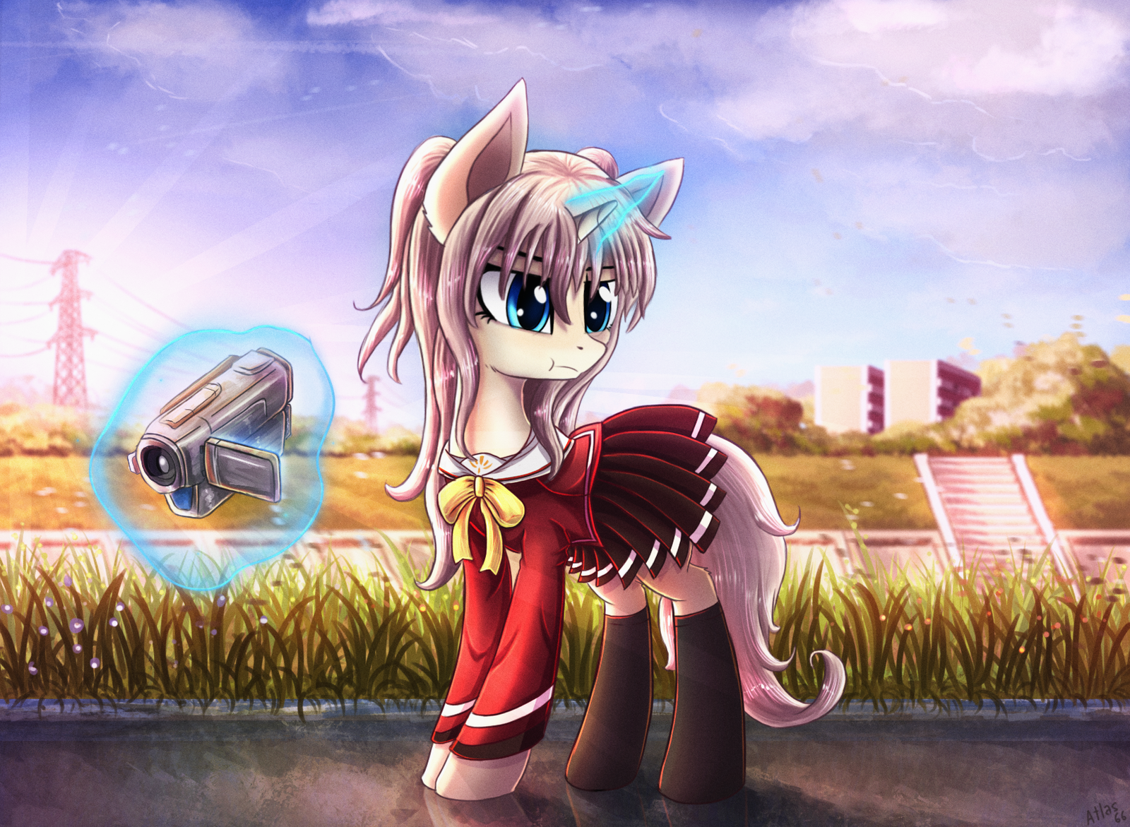 Nao Tomori - PonyArt, MLP Crossover, Charlotte, My Little Pony