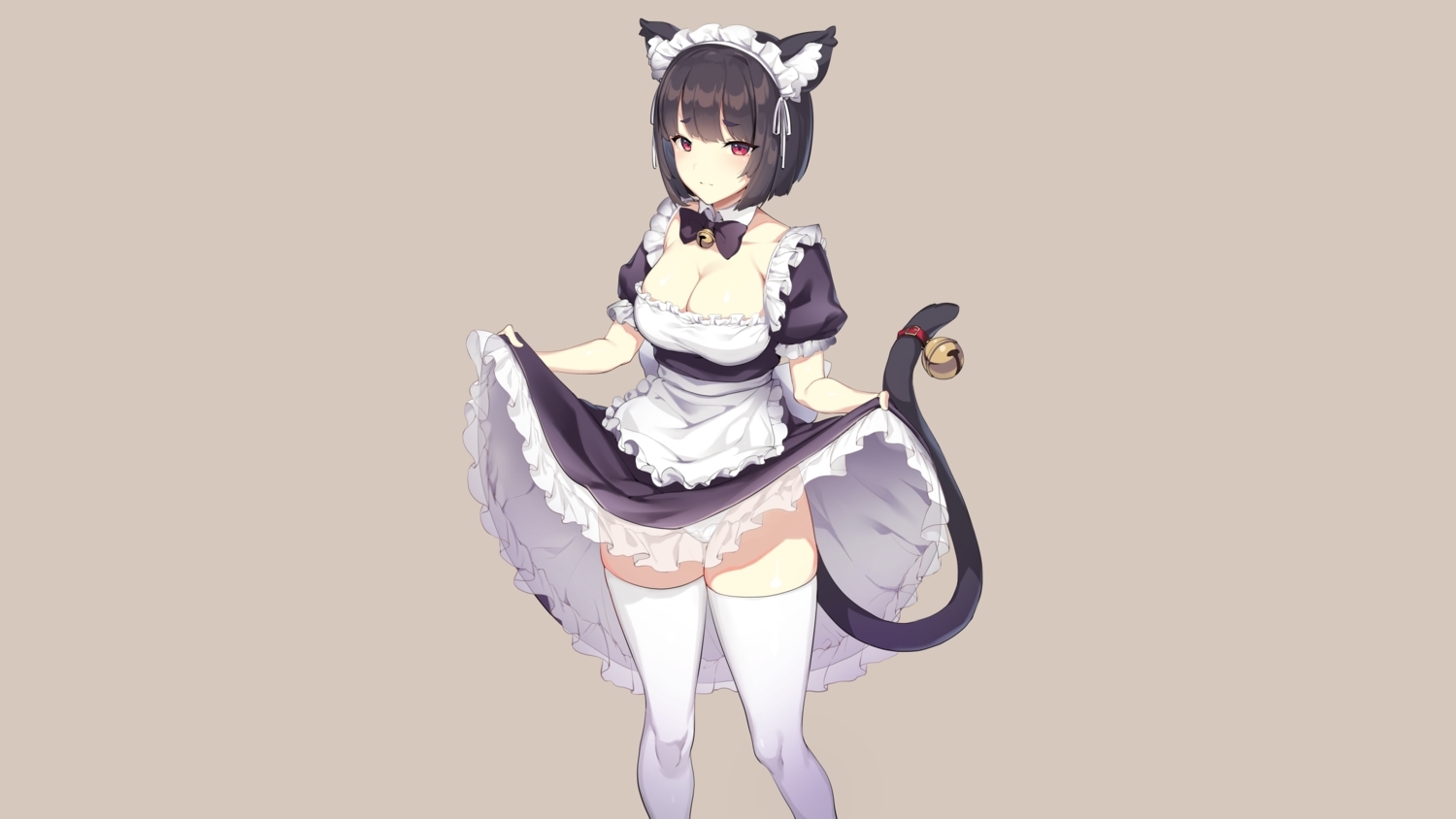 Tail - Anime Art, Хвост, Девушки, Аниме, Anime Original, Azur Lane, Yamashiro, Kaga