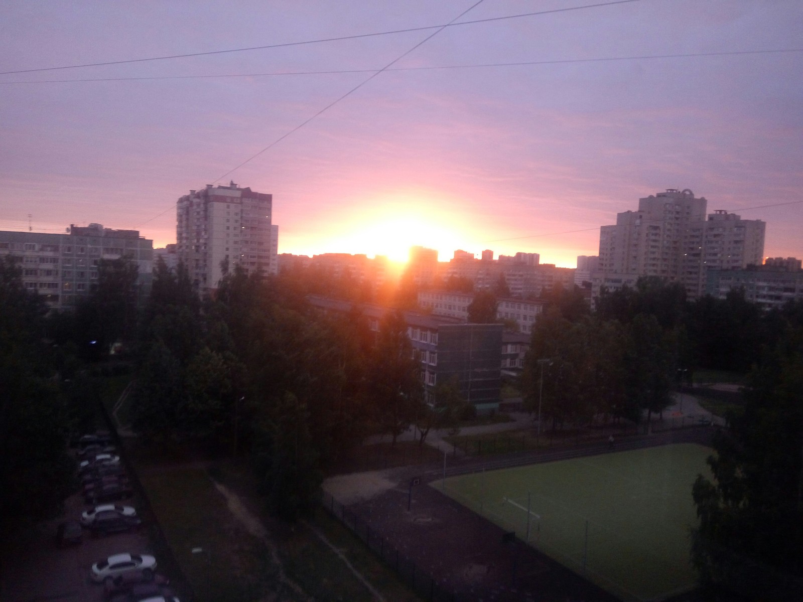 Evening in St. Petersburg - Saint Petersburg, Dormitory area, Longpost