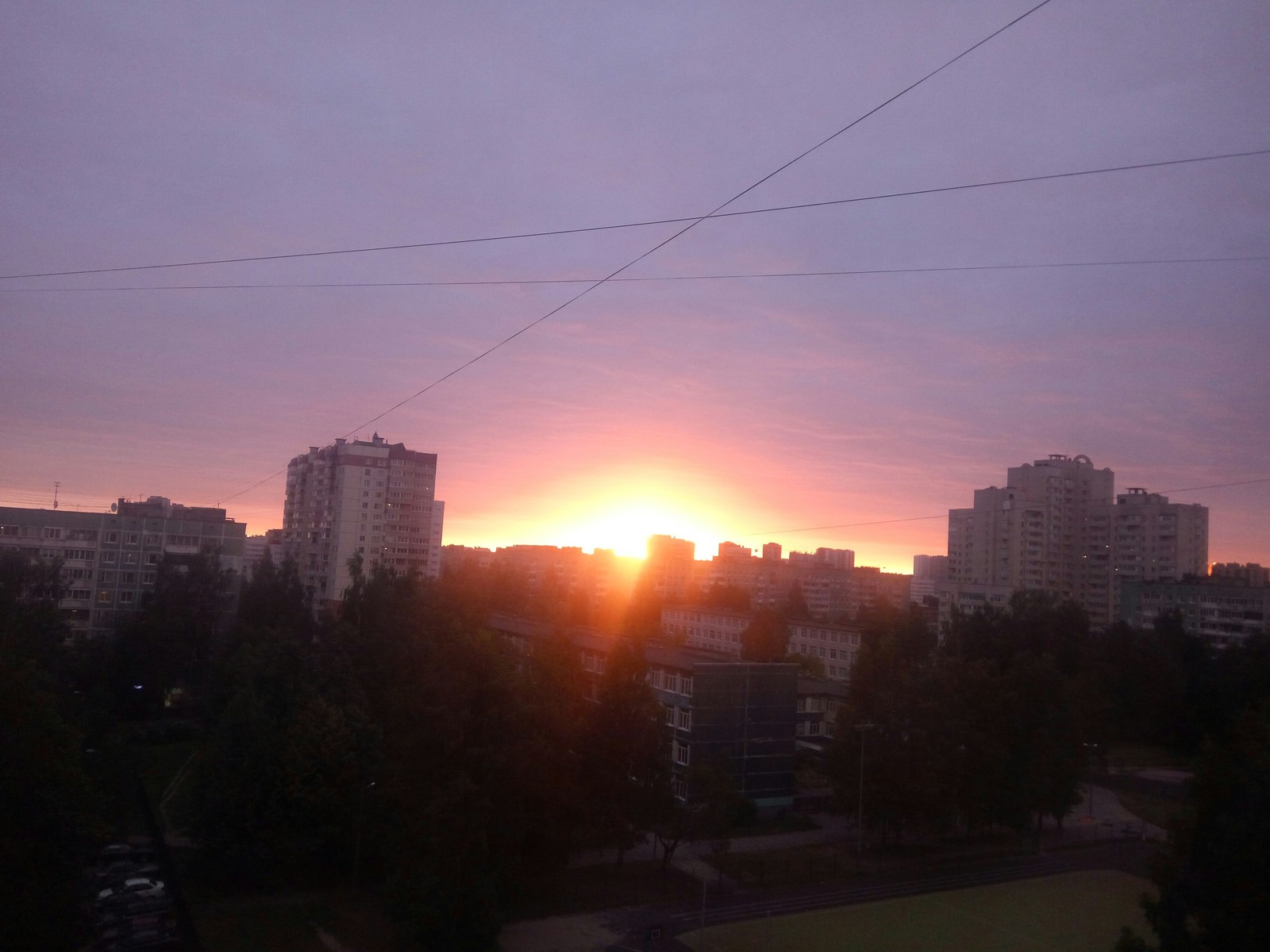 Evening in St. Petersburg - Saint Petersburg, Dormitory area, Longpost