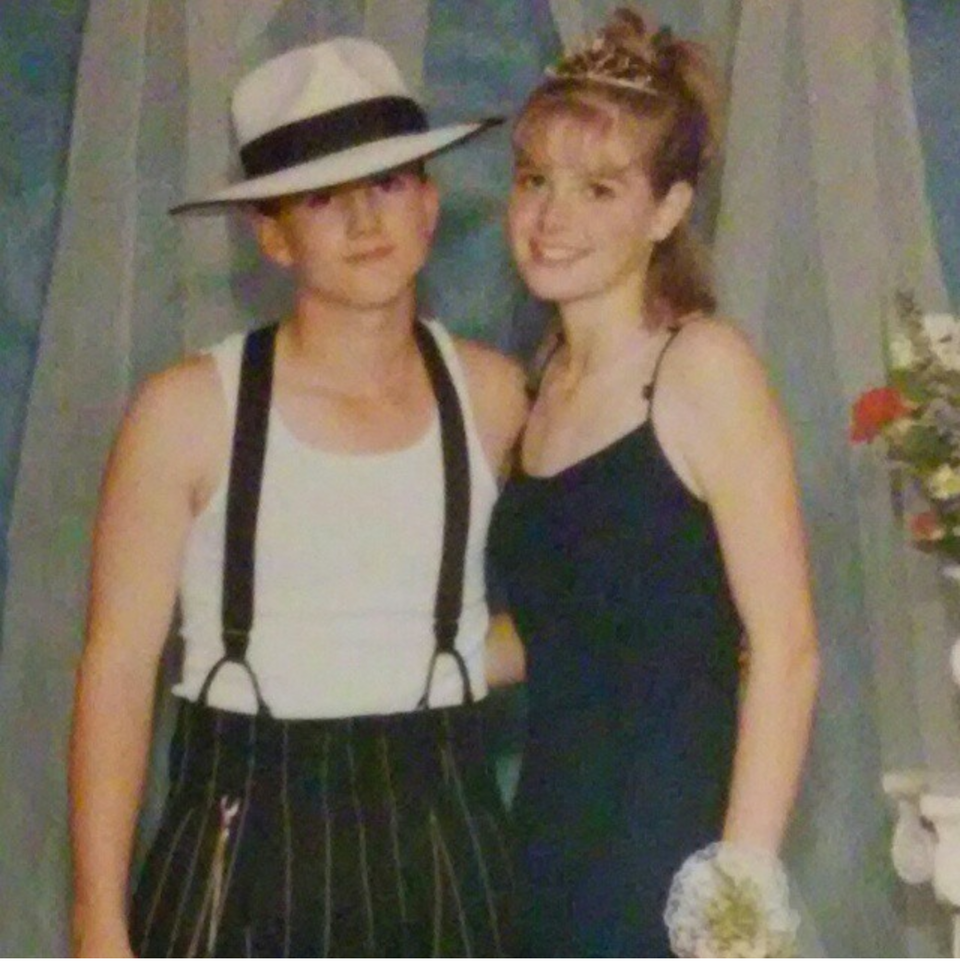 She married me 15 years ago. Perhaps only because of my hat - The photo, Husband, Wife, Wedding, Hat, Gangsters, Style, Reddit