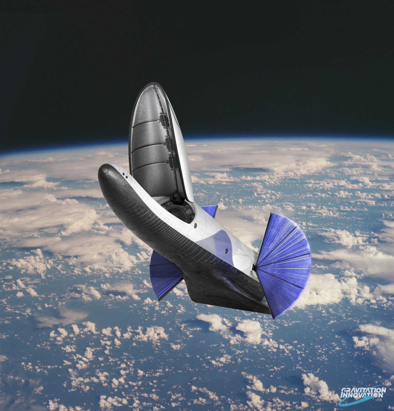 High quality BFR render. - , Spacex, Elon Musk, Space, Rocket, Falcon 9, Falcon heavy, Longpost, 