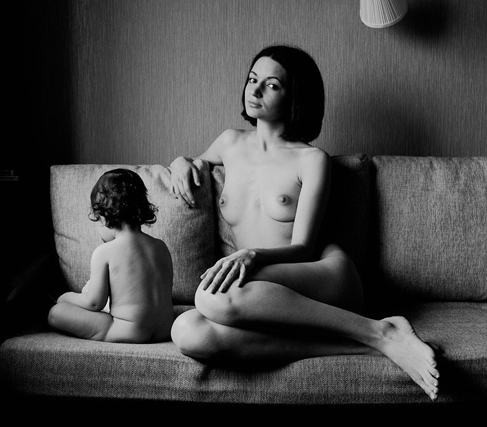 Idyll - NSFW, Mum, Black and white photo, Appeasement, Idyll, Beautiful, Longpost