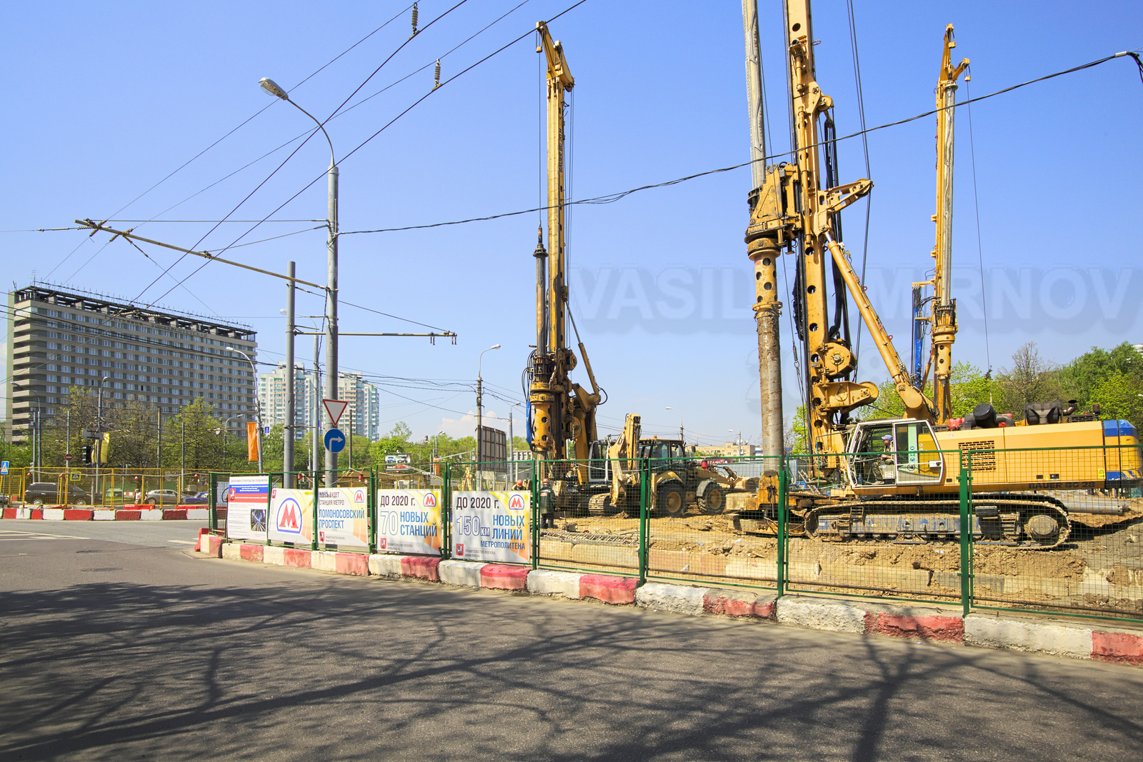 Строительство станции метро Ломоносовский пр-т (Москва) - Моё, Метро, Ломоносовский проспект, Строительство, Длиннопост