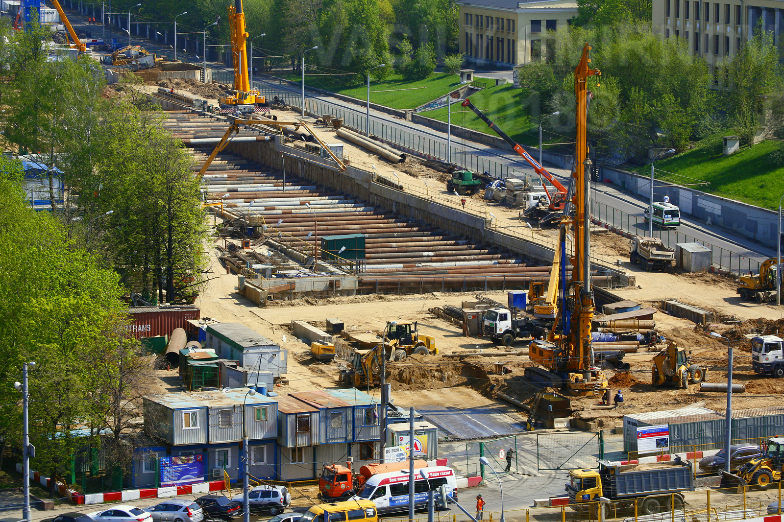 Строительство станции метро Ломоносовский пр-т (Москва) - Моё, Метро, Ломоносовский проспект, Строительство, Длиннопост