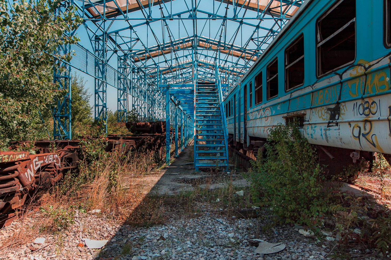 Rotten Express Overgrown station with abandoned trains! - My, A train, Railway, Urbanphoto, Zabugornyurban, Longpost