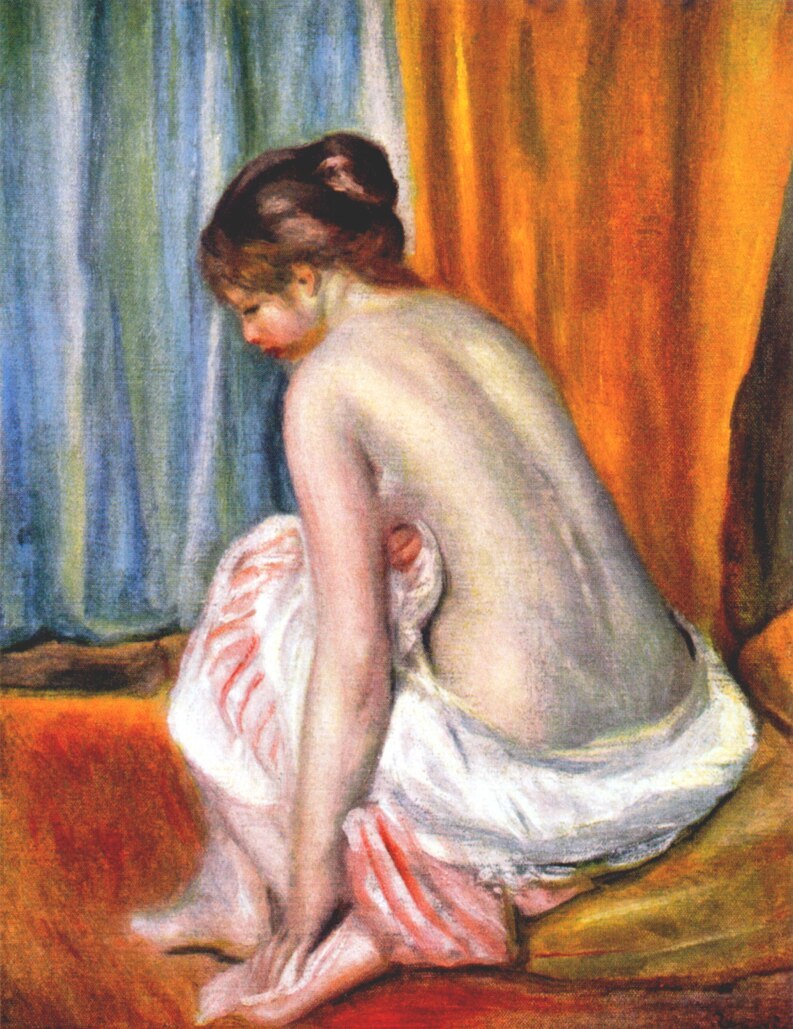 Nude in painting: Pierre-Auguste Renoir, part 2 - NSFW, Painting, Painting, A selection, Renoir, Longpost, Nudity