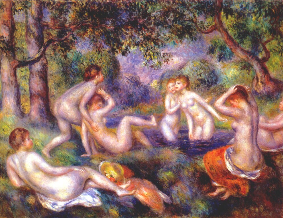 Nude in painting: Pierre-Auguste Renoir, part 2 - NSFW, Painting, Painting, A selection, Renoir, Longpost, Nudity