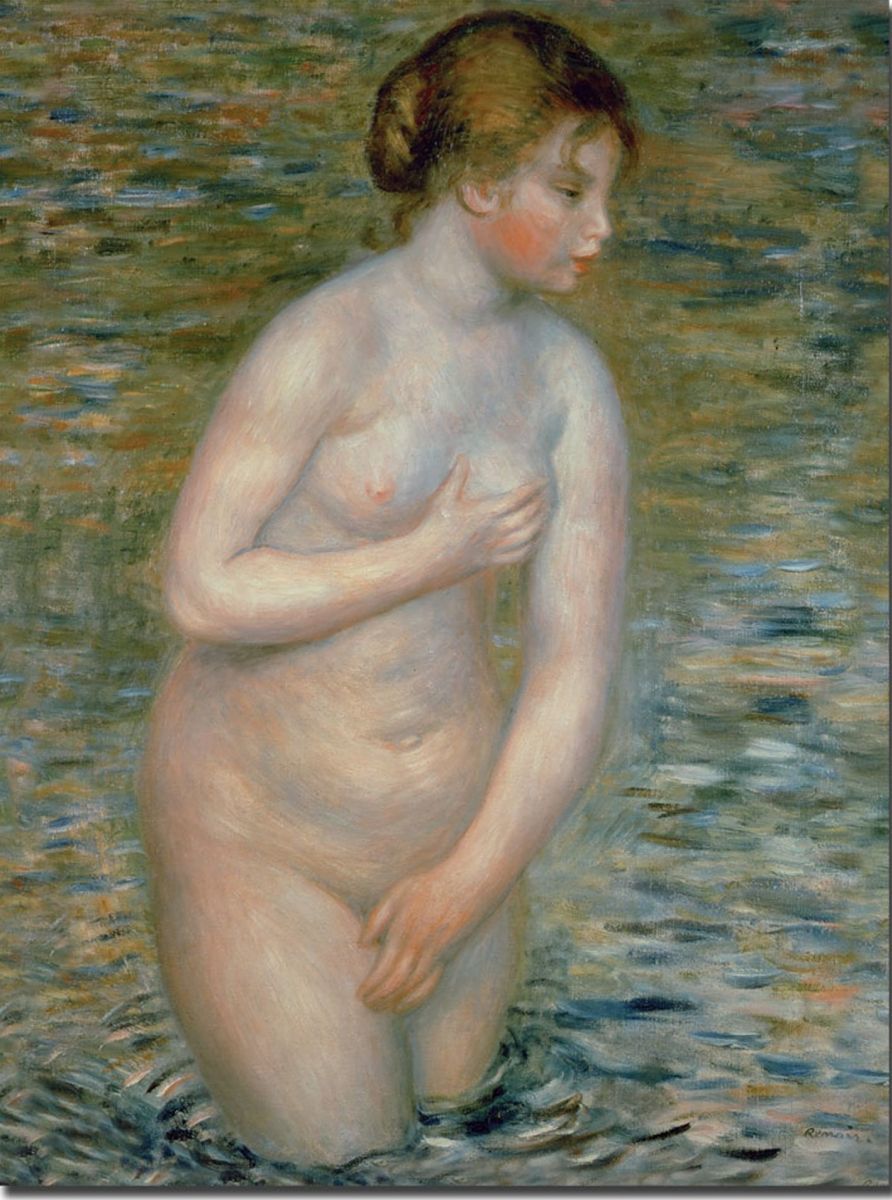 Nude in painting: Pierre-Auguste Renoir, part 2 - NSFW, Painting, Painting, A selection, Renoir, Longpost, Nudity