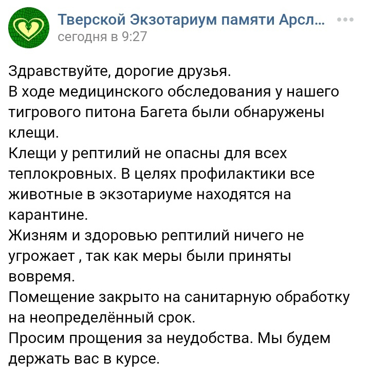 Про Тверской Экзотариум - 3 - Моё, Тверь, Тверская область, Защита животных, Кот, Экзотариум, Длиннопост