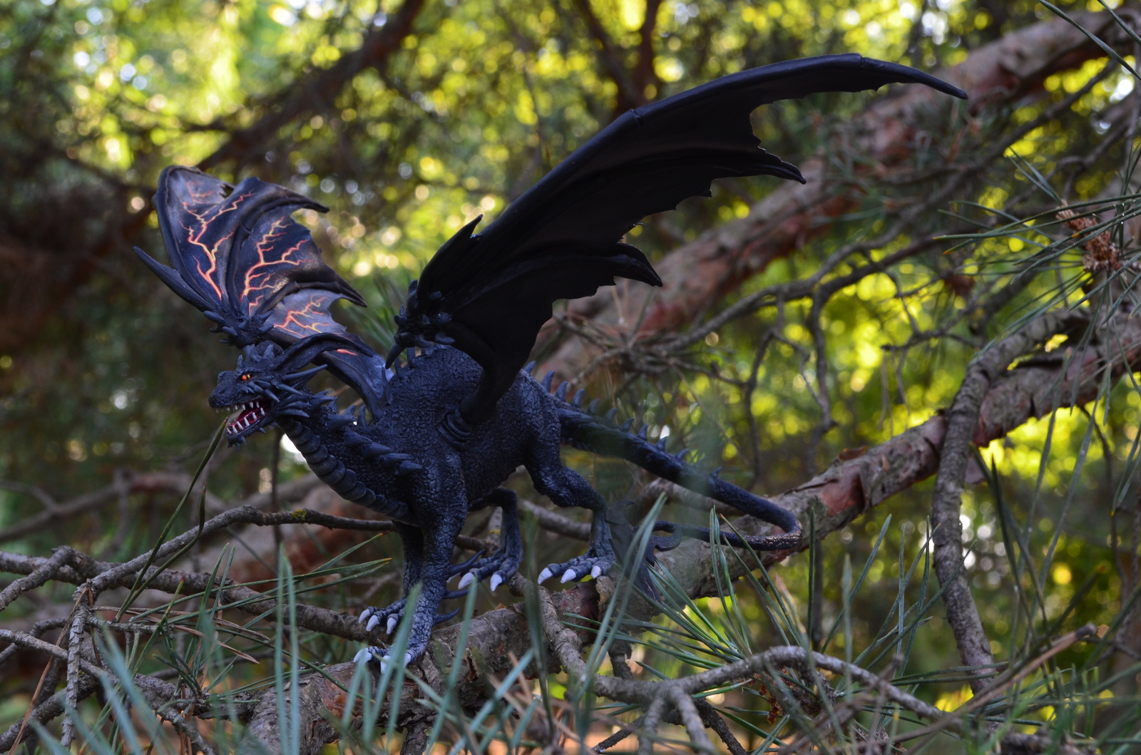 Black dragon from Heroes of Might and Magic V. - My, , Needlework without process, Sculpture, The Dragon, Герои меча и магии, HOMM V, Longpost