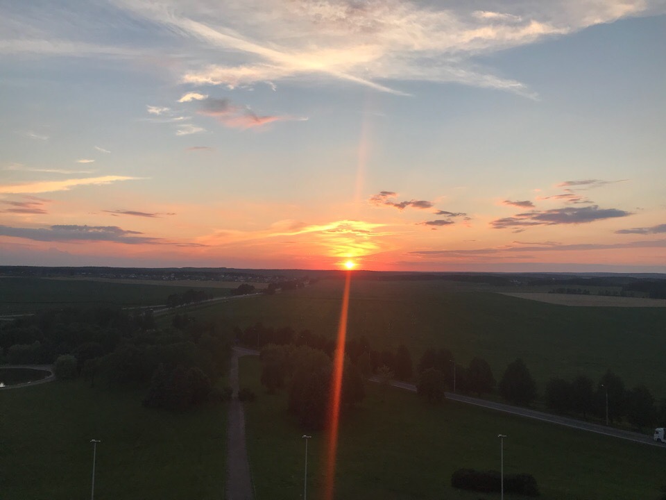 Sunset, continued - My, Minsk, Mound of Glory, Republic of Belarus, Sunset, Longpost