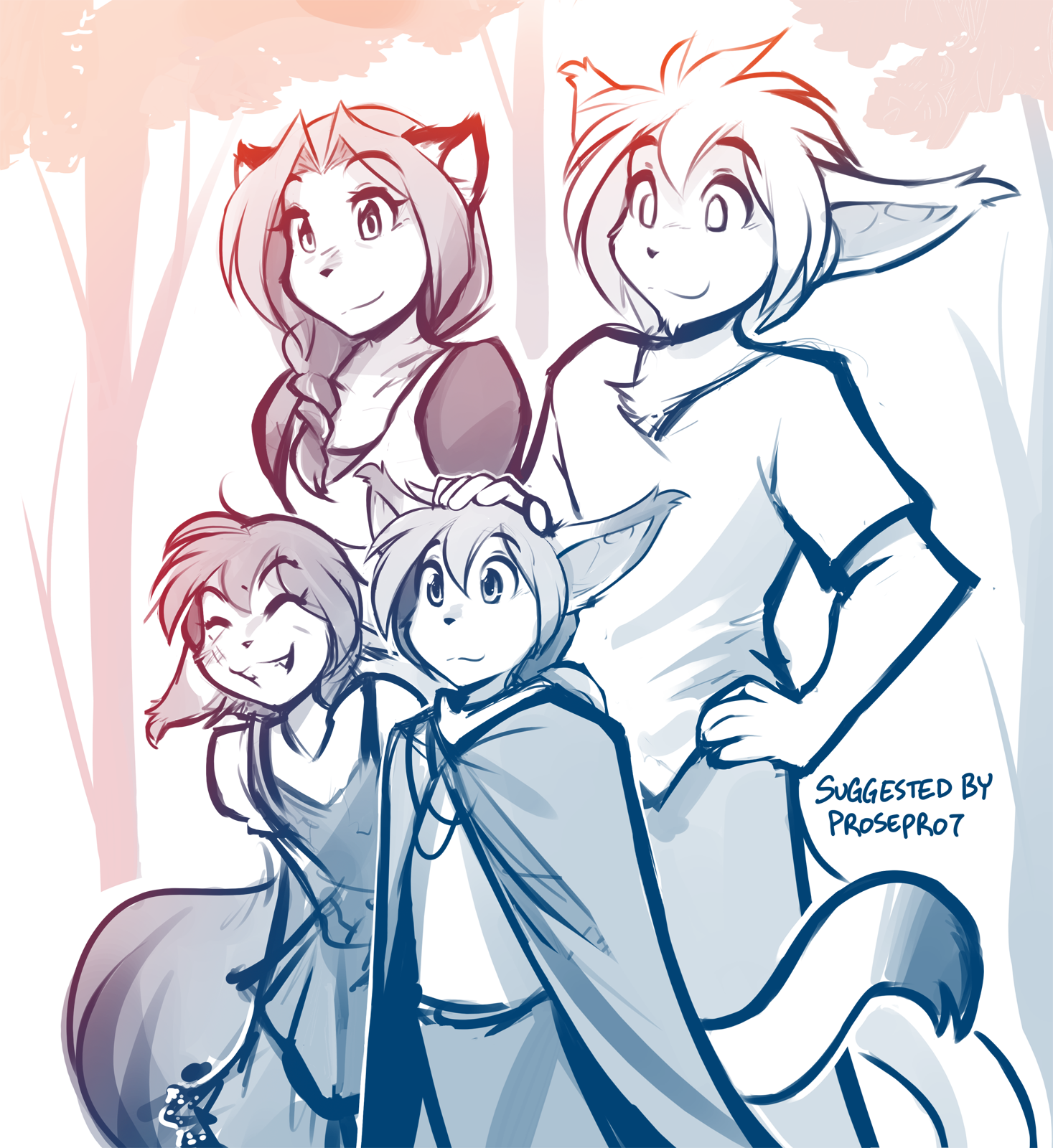 В другой жизни - Фурри, Арт, Twokinds, Keith Keiser, Laura, Альтернативная вселенная, Tom Fischbach