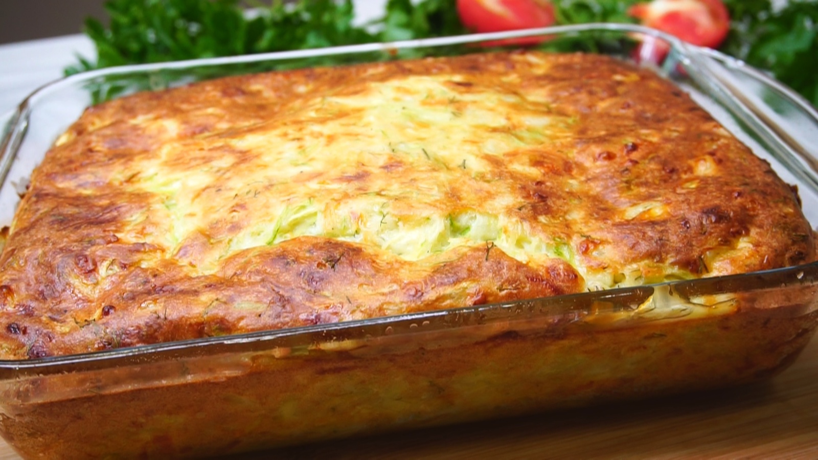 Zucchini casserole - My, Casserole, , Recipe, Video recipe, Video