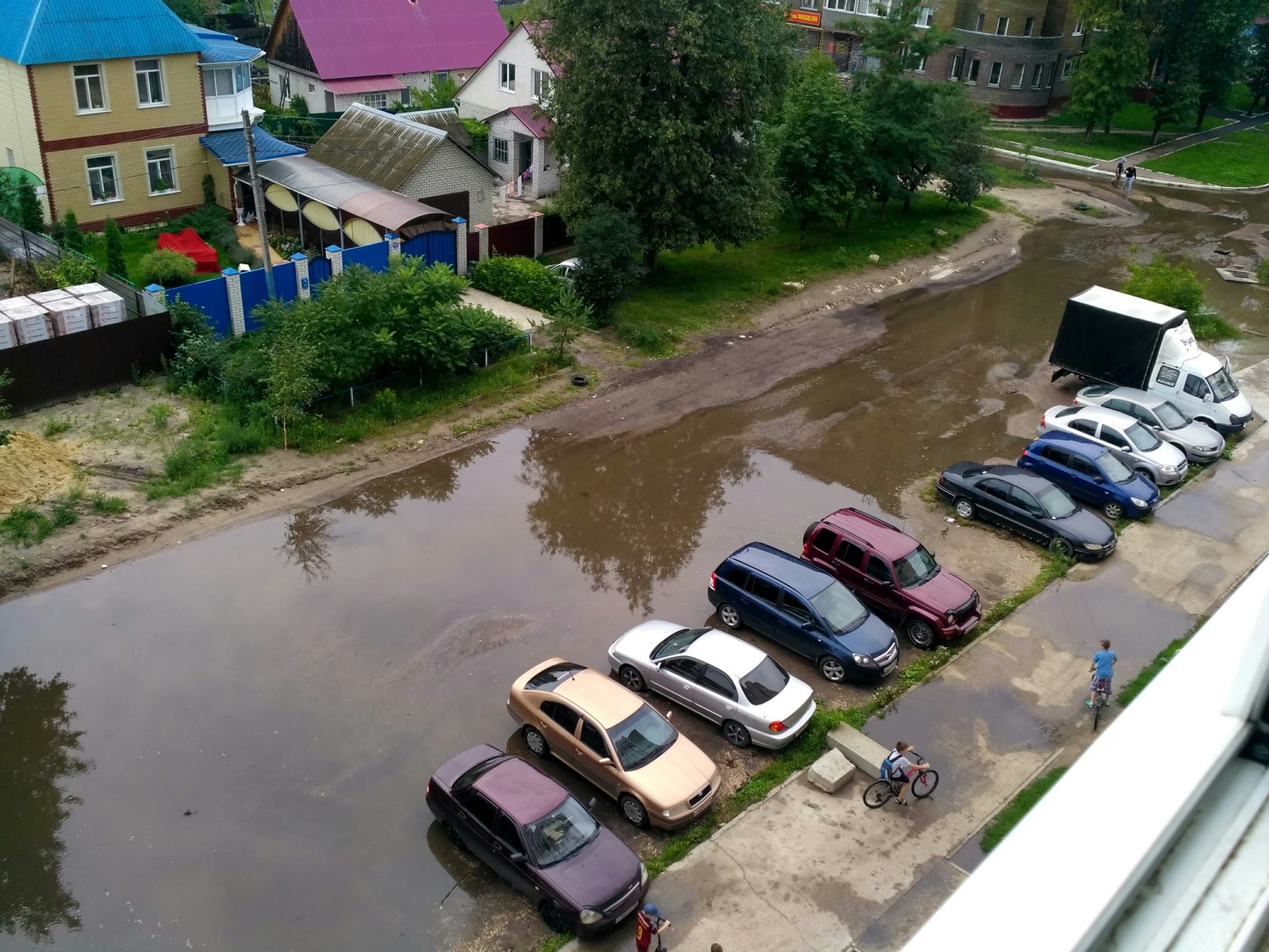 Океан под окном или как Дед **дак решил строить дом - Вода, Дождь, Россия, Проблема, Длиннопост