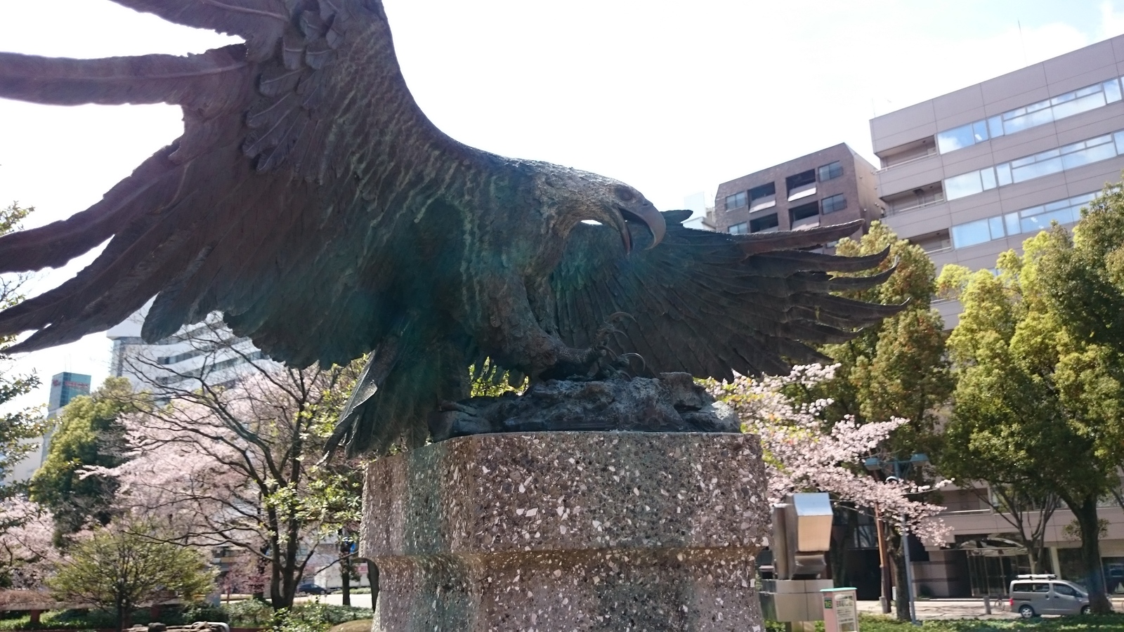 Friendship Monument between Los Angeles and Nagoya. Japan - My, Japan, America, friendship, Nagoya, Los Angeles, Monument, Sculpture