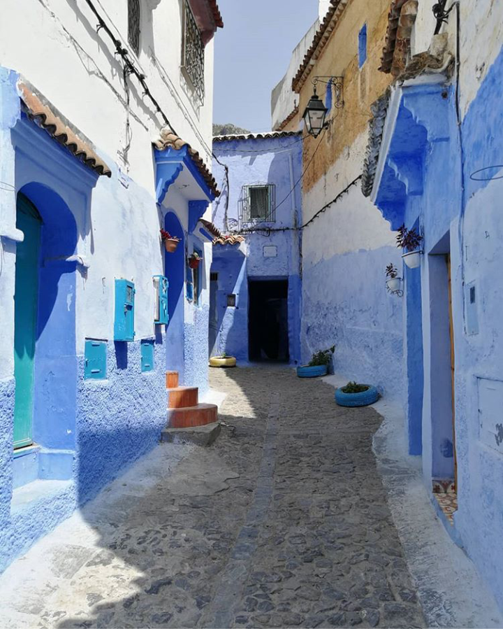 sky color city - Morocco, Longpost, Chefchaouen