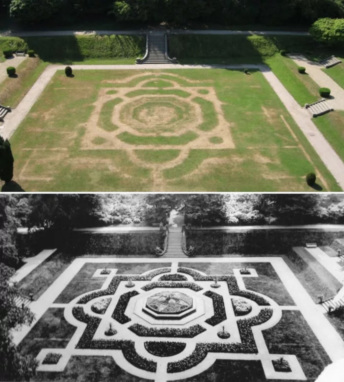 England's summer heat brings old park paths to life - Heat, summer heat, England