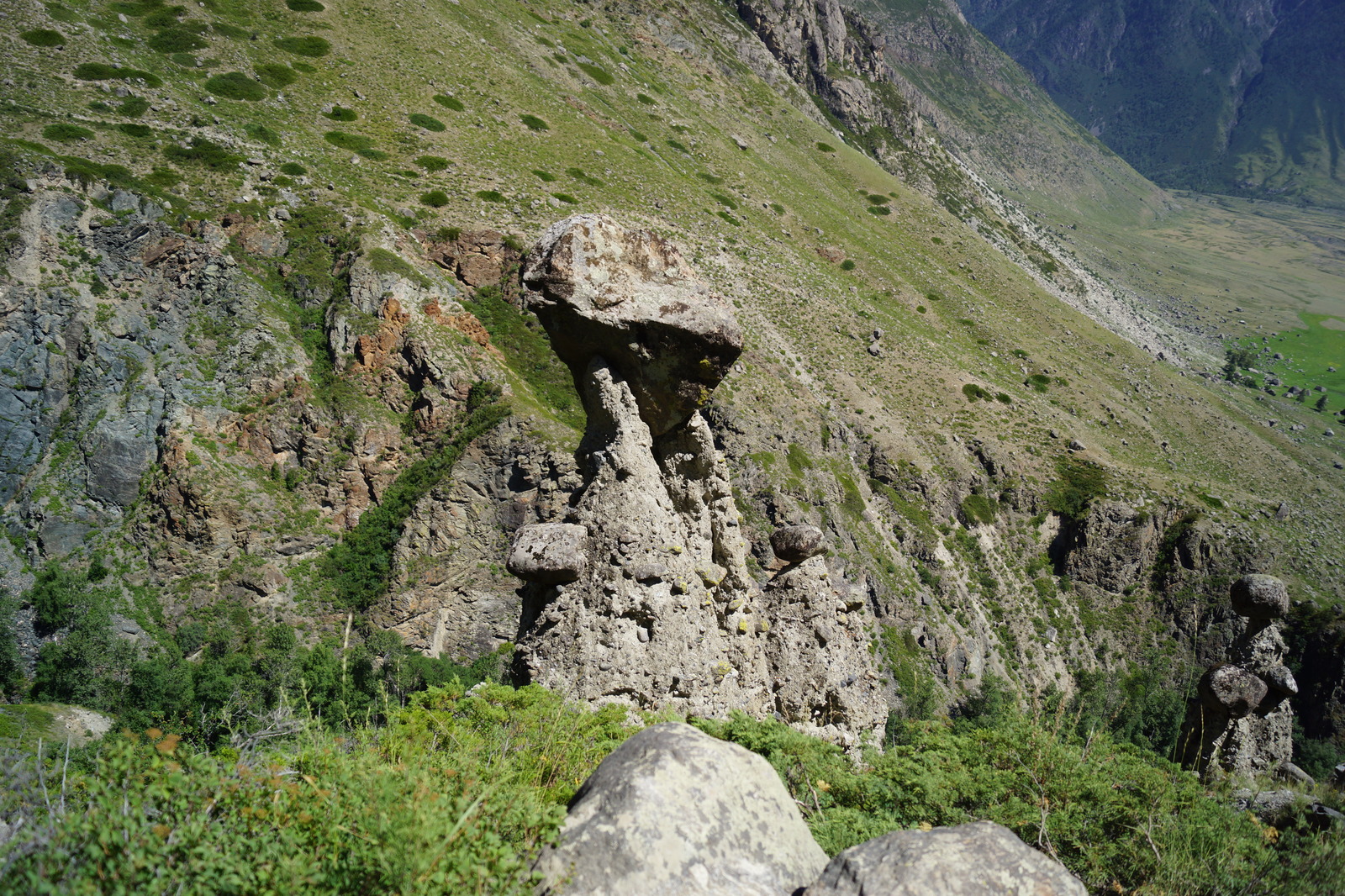 Gorny Altai with a small child. - My, Mountain Altai, Travel across Russia, Family, Vacation, Nature, , Stone mushrooms, Waterfall, Longpost, Altai Republic