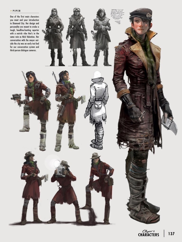 Concept art fallout 4. Vol.2 - characters - Fallout, Concept Art, Drawing, Characters (edit), Fallout 4, Longpost