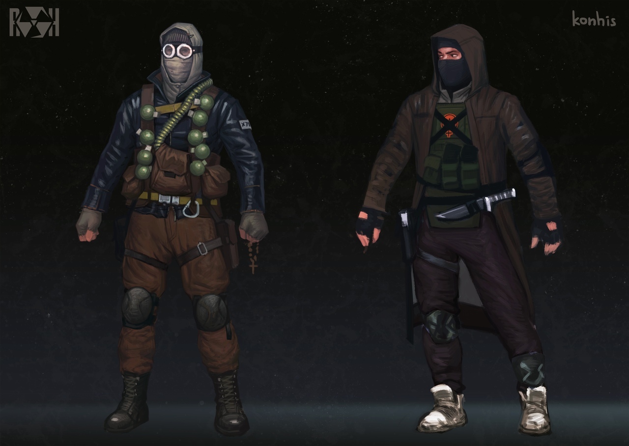 Ray Of Hope, character concepts. - Ray of Hope, Stalker, Development of, Concept Art, Longpost