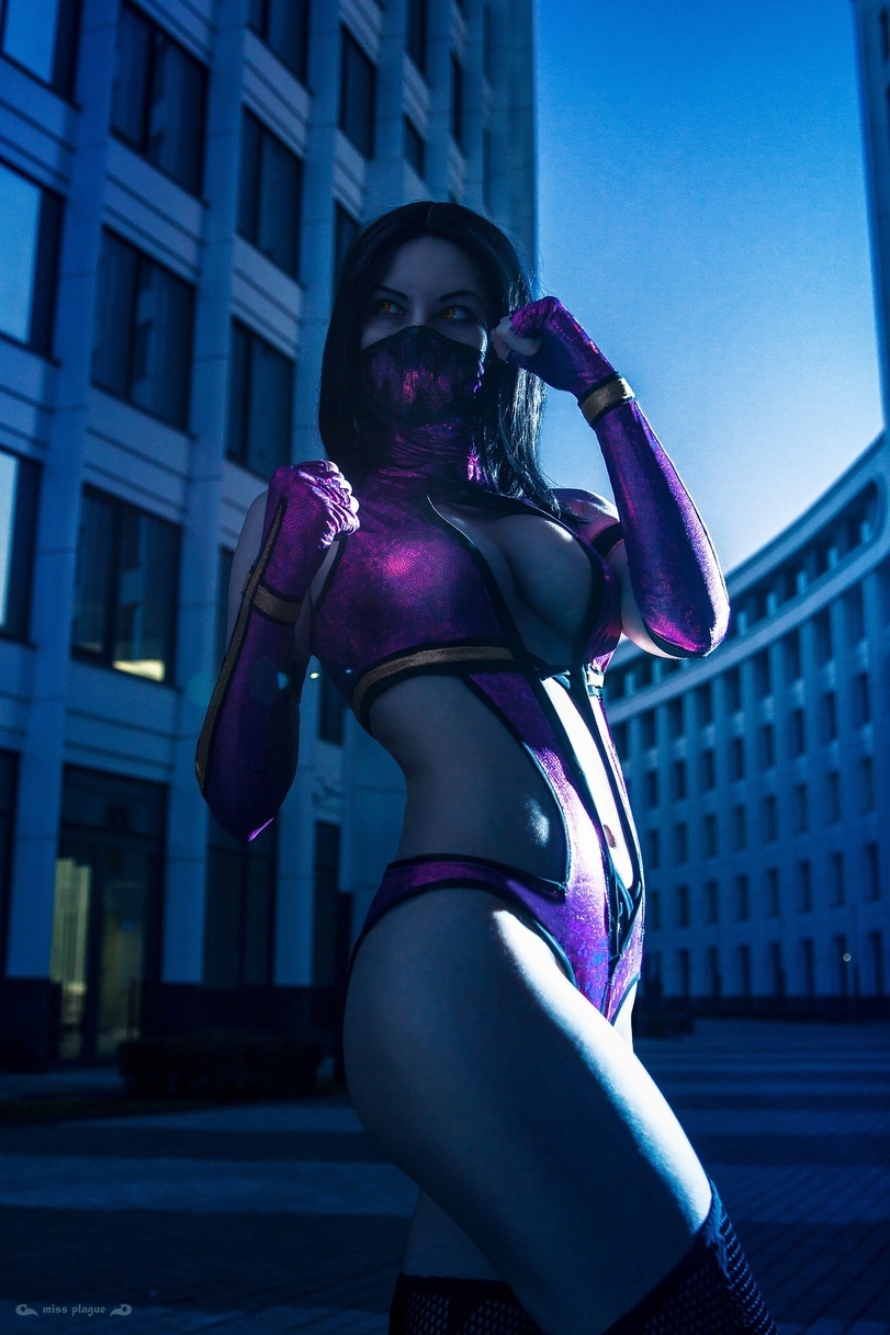 Cosplay Mileena (Mortal Kombat) - Mortal Kombat, Косплей, Mileena, Милина, Сиськи, Angel Envy, Длиннопост