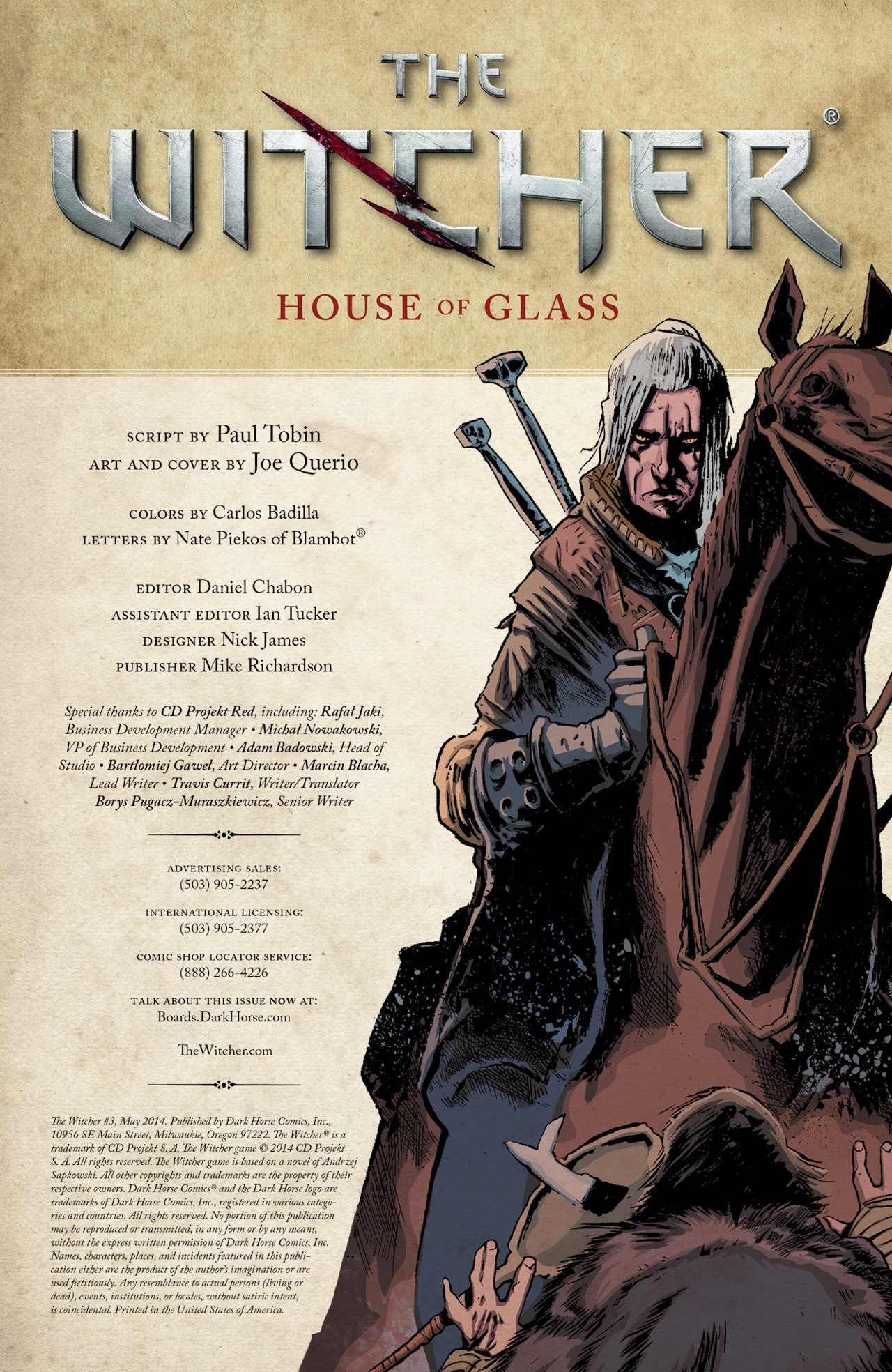 The Witcher: House of Glass part 3 1-12 pages. - , Witcher, Comics, In Russian, Continuation, Longpost, Russian language