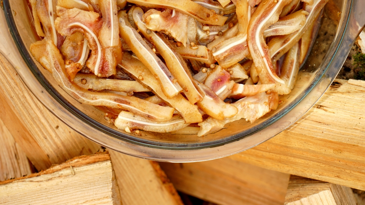 Pig ears in Korean - My, Video recipe, , pig ears, Recipe, Video, Longpost