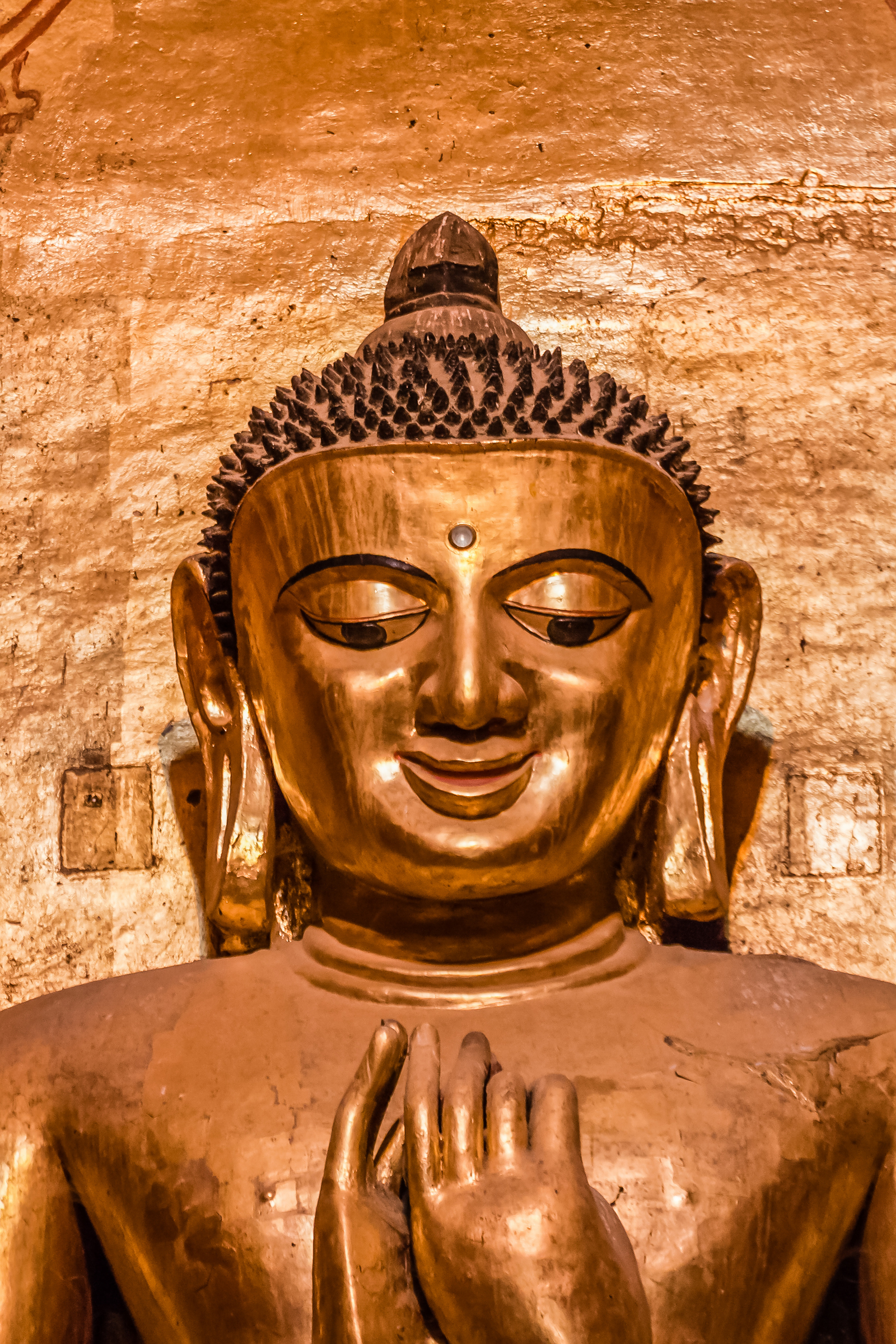 two-faced buddha - My, Myanmar, Bagan, , Buddha, , Two-faced, Longpost