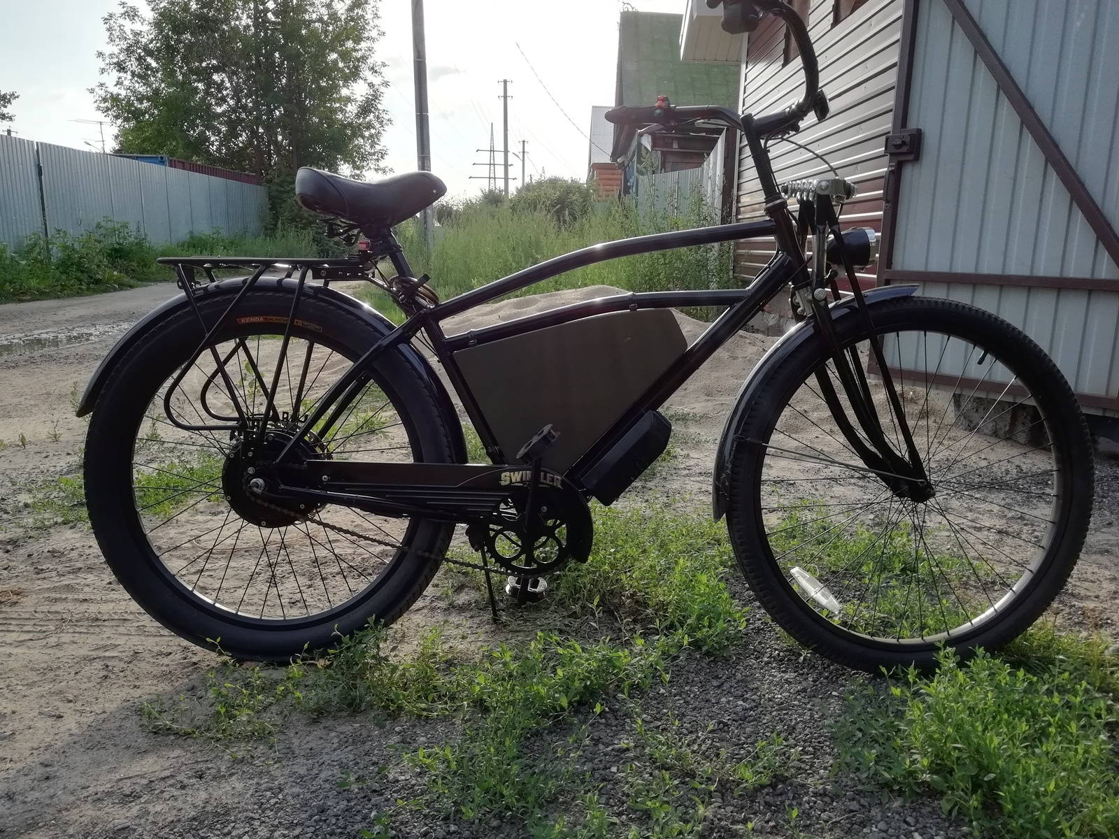 An electric bike, or a collective farm as we can! - My, Aeroslon, , , Electric bike, , Kazan, Longpost