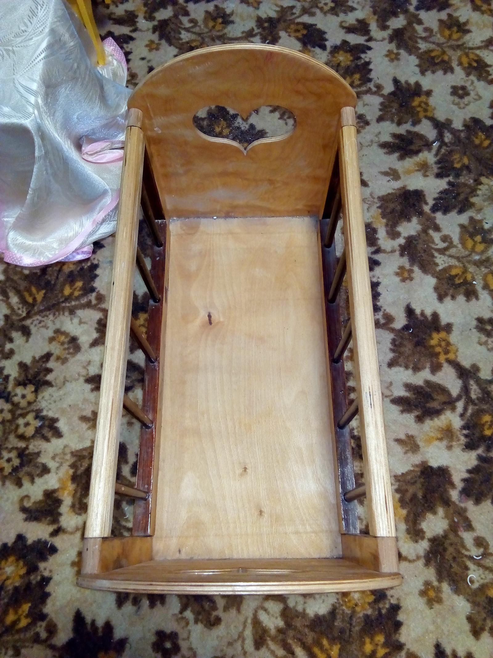 Bed for a doll - My, Bed, Toys, With your own hands, Hobby, Longpost