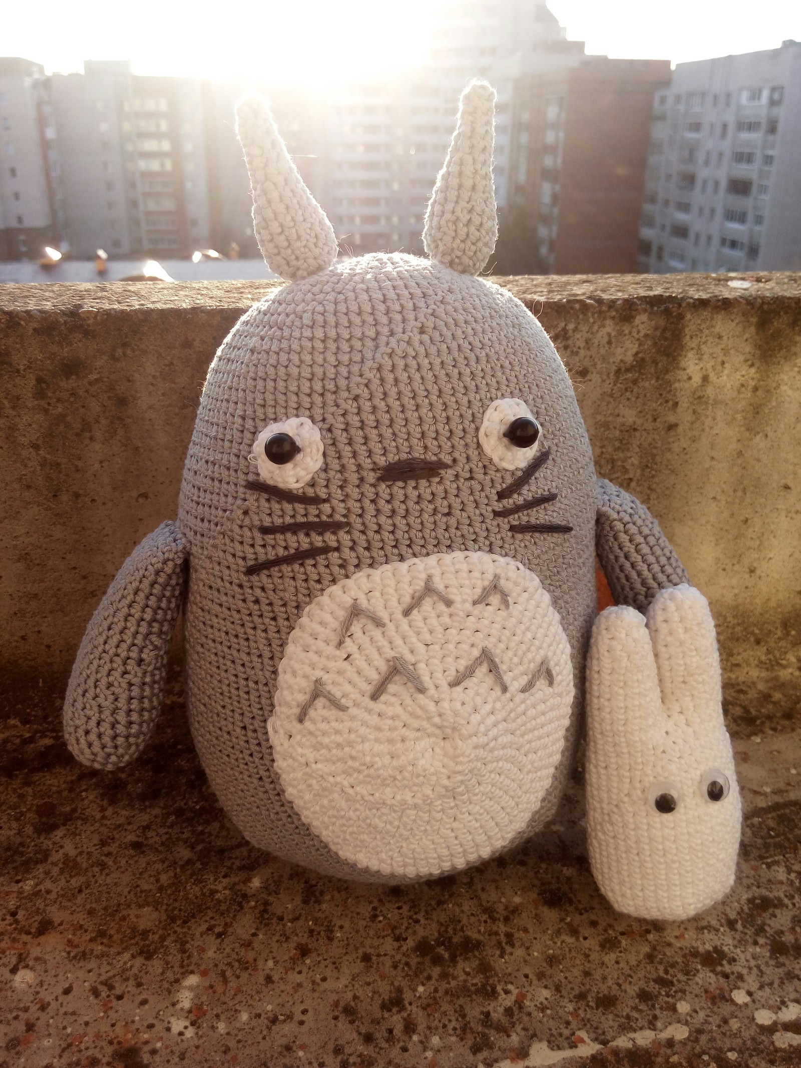 Amigurumi. Or my new job. - My, Longpost, Amigurumi, Hobby, , Rabbit, Totoro, cat