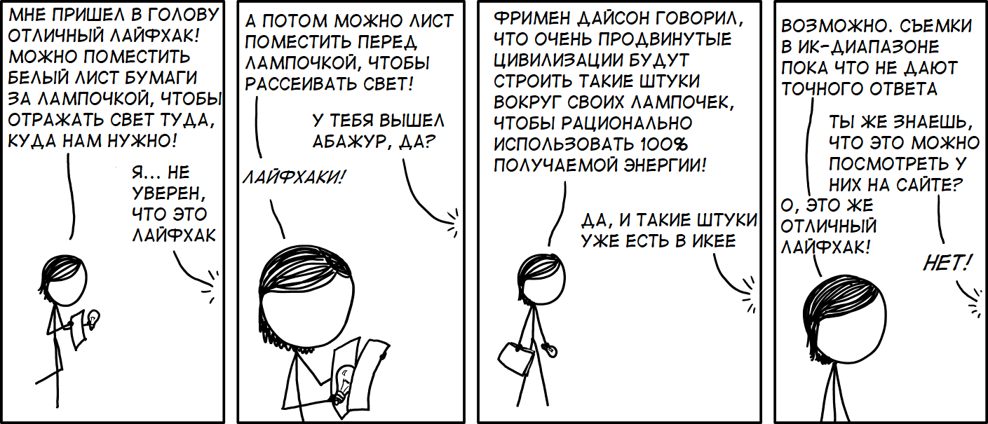 Lamp Khaki - My, XKCD, Translation, Comics, Physics, Humor, Professional humor