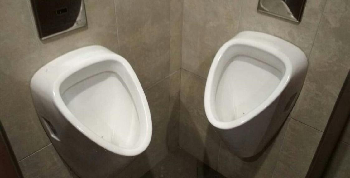 Urinals at the renovated Dynamo stadium - Minsk, Dynamo Stadium, Rukozhop