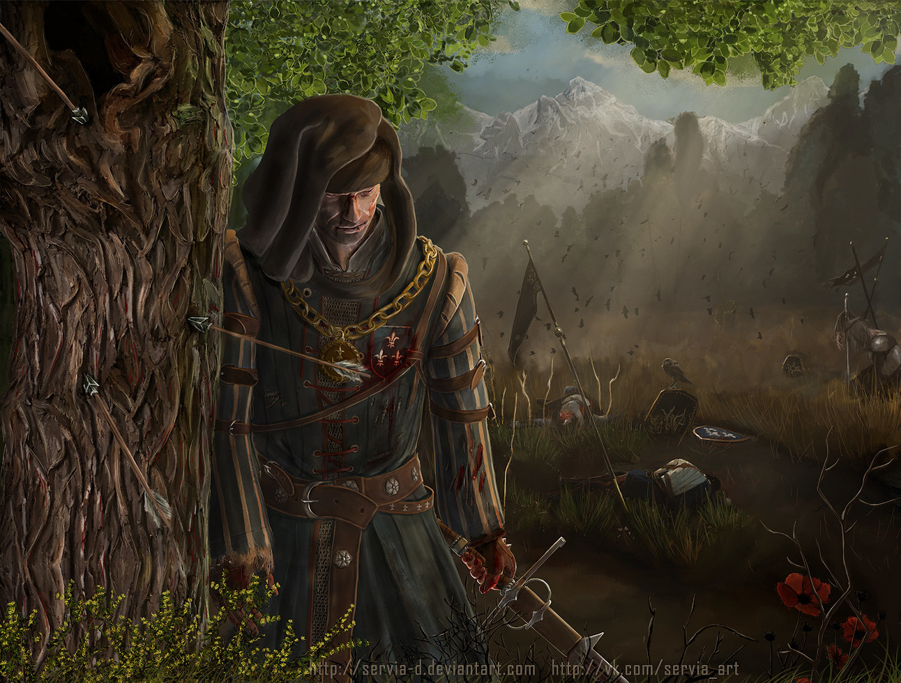 Vernon Roche - Servia D, Art, Witcher, Vernon Roche, , Longpost