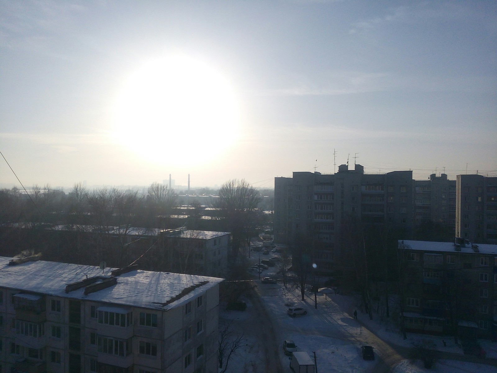 When you don't need more - My, Longpost, Ulyanovsk, View from the window, Sky, Sunset, Clouds, The clouds, The photo