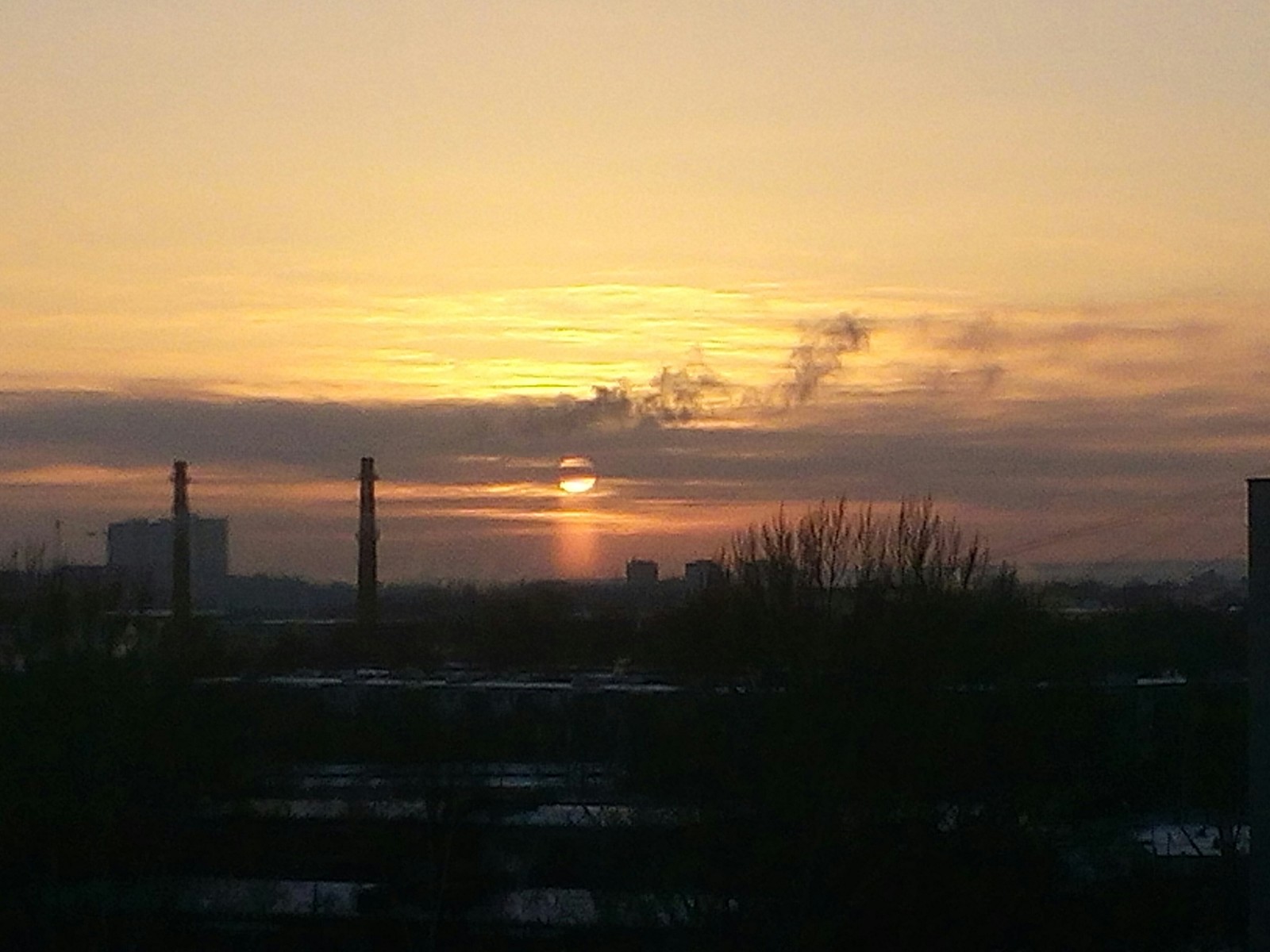 When you don't need more - My, Longpost, Ulyanovsk, View from the window, Sky, Sunset, Clouds, The clouds, The photo