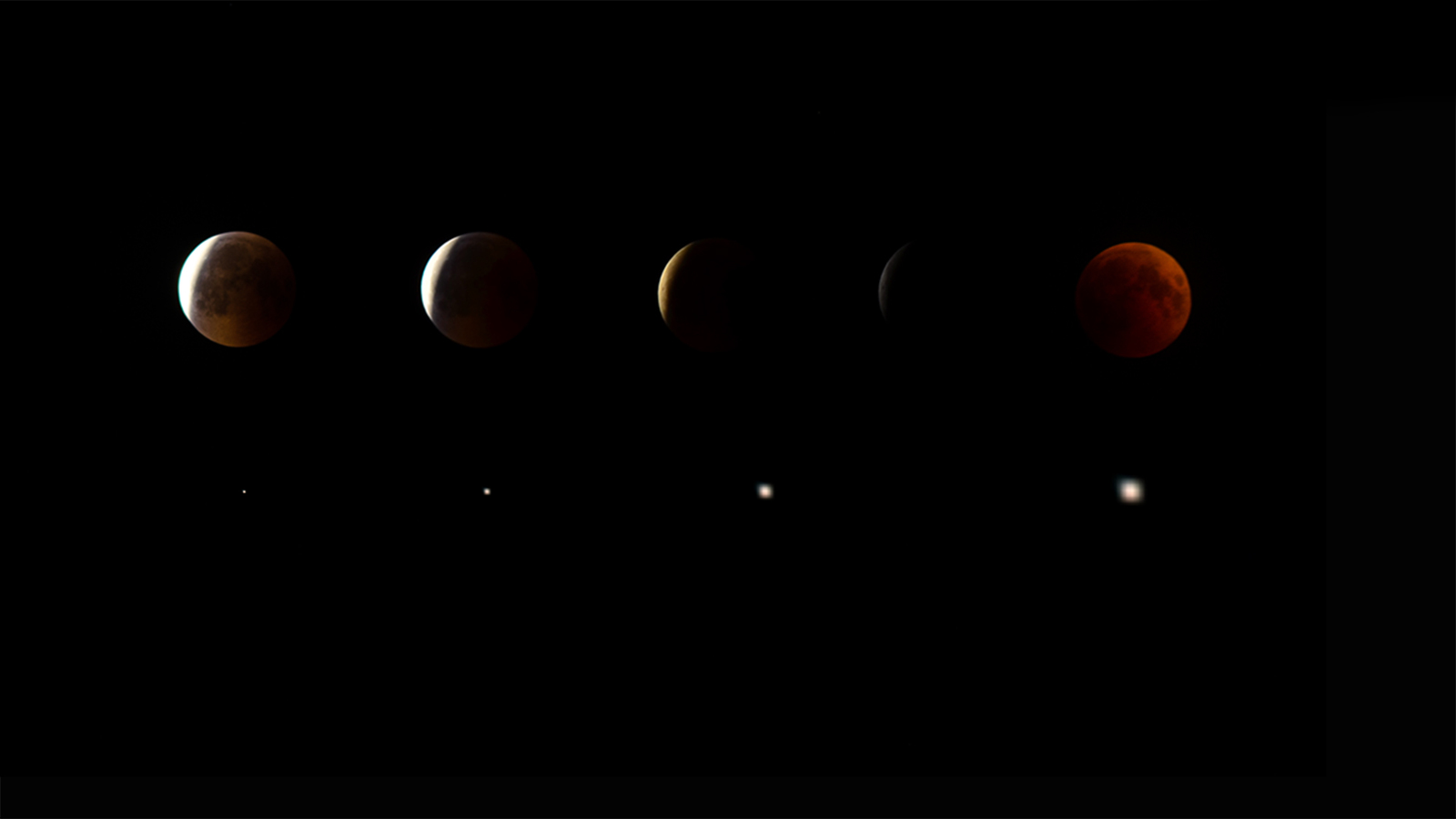 Mars opposition during the 2018 lunar eclipse - My, moon, Confrontation, Mars, Jupiter-37, Longpost, The photo, Moon eclipse