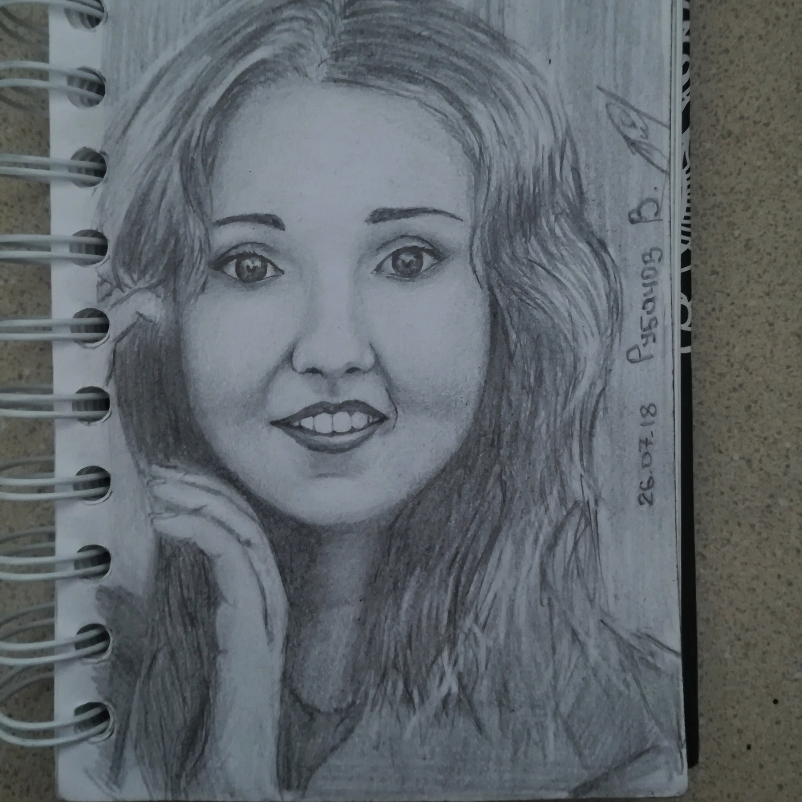 Give info about errors plz. - My, Portrait, Drawing, Pencil drawing